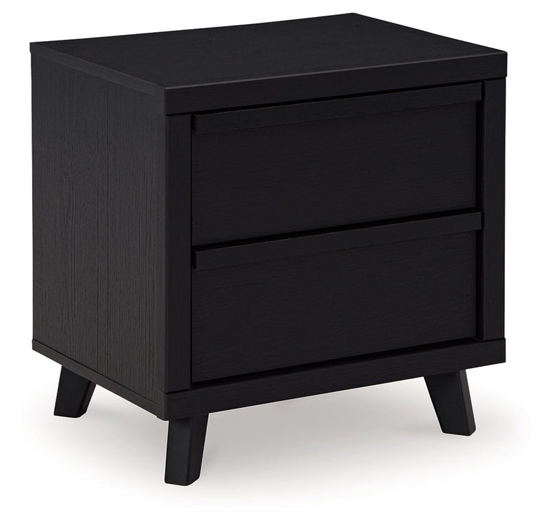 Danziar Black Panel Bedroom Set - Gate FurnitureBedroom Set