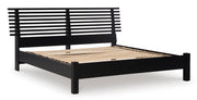 Danziar Black Slat Bedroom Set - Gate FurnitureBedroom Set
