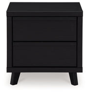 Danziar Black Slat Bedroom Set - Gate FurnitureBedroom Set