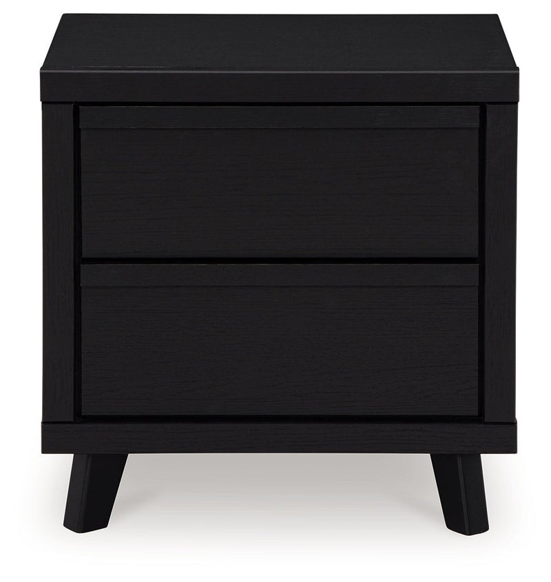 Danziar Black Slat Bedroom Set - Gate FurnitureBedroom Set