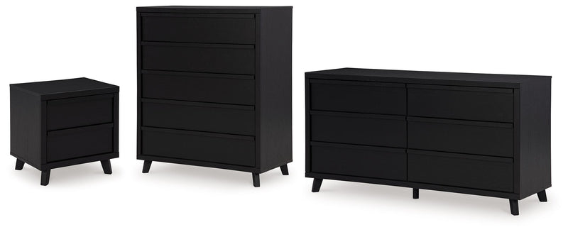 Danziar Dresser, Chest and Nightstand - B1013B35