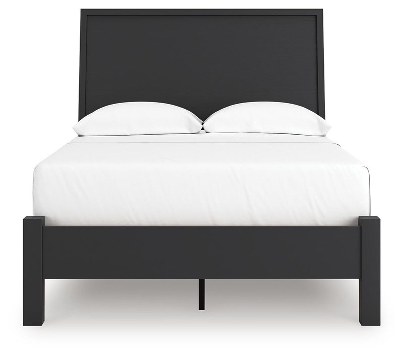 Danziar Full Panel Bed, Dresser and Mirror - B1013B26