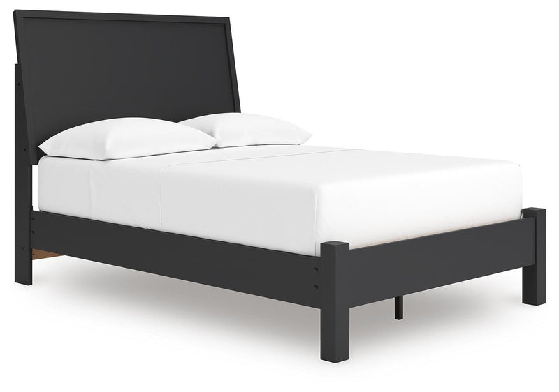 Danziar Full Panel Bed, Dresser and Mirror - B1013B26