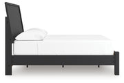Danziar Full Panel Bed, Dresser and Mirror - B1013B26
