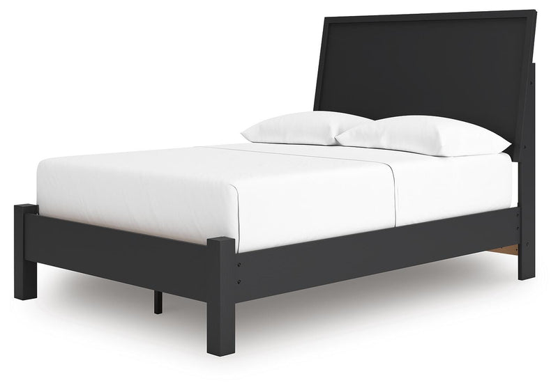 Danziar Full Panel Bed, Dresser and Mirror - B1013B26