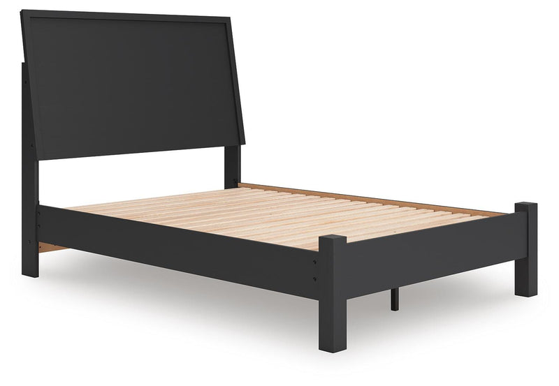 Danziar Full Panel Bed, Dresser and Mirror - B1013B26