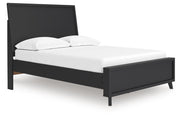 Danziar Full Panel Platform Bed, Dresser and Mirror - B1013B22