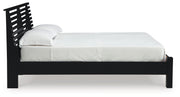 Danziar Full Panel Slat Bed, Dresser and Mirror - B1013B21