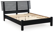 Danziar Full Panel Slat Bed, Dresser and Mirror - B1013B21