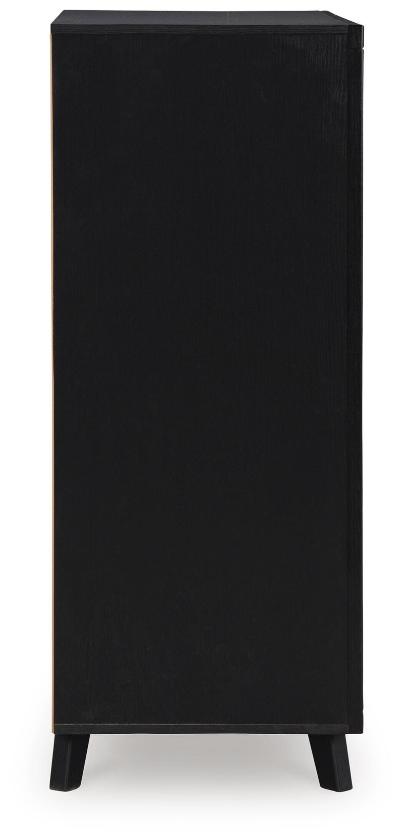 Danziar King Panel Bed, Dresser, Mirror, Chest and Nightstand in Black - PKG015918