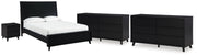 Danziar Queen Panel Bed, 2 Dressers and Nightstand - B1013B31