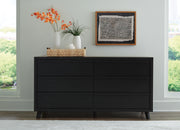 Danziar Queen Panel Bed and Dresser - B1013B34