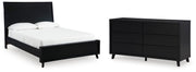 Danziar Queen Panel Bed and Dresser - B1013B34