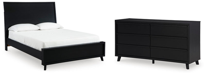 Danziar Queen Panel Bed and Dresser - B1013B34