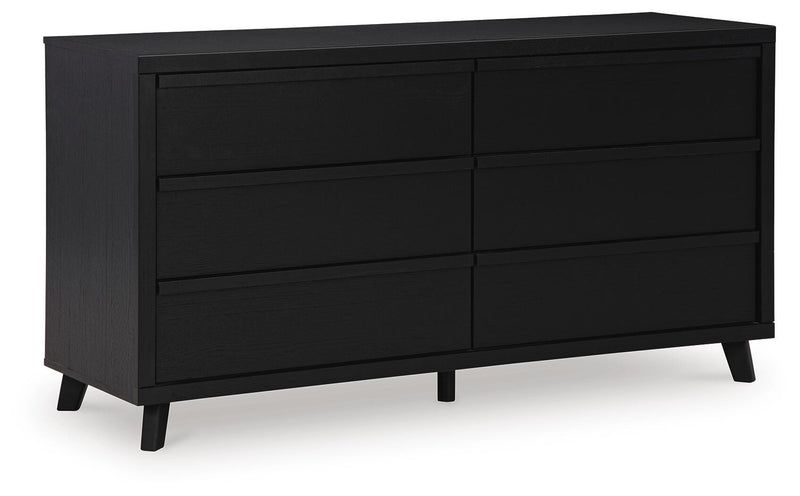 Danziar Queen Panel Bed and Dresser - B1013B34