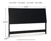 Danziar Queen Panel Headboard with Mirrored Dresser and Nightstand in Black from Ashley - Luna Furniture