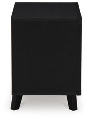 Danziar Queen Panel Platform Bed and 2 Nightstands - B1013B33