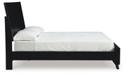 Danziar Queen Panel Platform Bed and 2 Nightstands - B1013B33