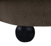 Daphne 64" Boucle Fabric Upholstered Loveseat in Brown - 44003Brown-L