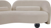 Daphne 64" Chenille Fabric Upholstered Loveseat in Beige - 44001Beige-L
