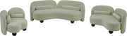 Daphne 64" Chenille Fabric Upholstered Loveseat in Mint - 44001Mint-L