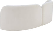 Daphne 89" Boucle Fabric Upholstered Sofa in Cream - 44003Cream-S