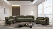 Daphne 89" Boucle Fabric Upholstered Sofa in Olive - 44003Olive-S