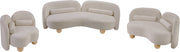 Daphne 89" Chenille Fabric Upholstered Sofa in Beige - 44001Beige-S