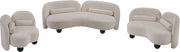 Daphne 89" Chenille Fabric Upholstered Sofa in Beige - 44001Beige-S