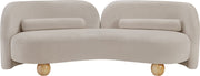Daphne 89" Chenille Fabric Upholstered Sofa in Beige - 44001Beige-S