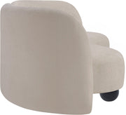 Daphne 89" Chenille Fabric Upholstered Sofa in Beige - 44001Beige-S