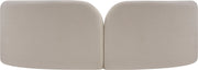 Daphne 89" Chenille Fabric Upholstered Sofa in Beige - 44001Beige-S