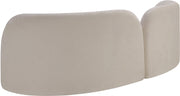 Daphne 89" Chenille Fabric Upholstered Sofa in Beige - 44001Beige-S