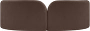 Daphne 89" Chenille Fabric Upholstered Sofa in Brown - 44001Brown-S