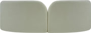 Daphne 89" Chenille Fabric Upholstered Sofa in Mint - 44001Mint-S