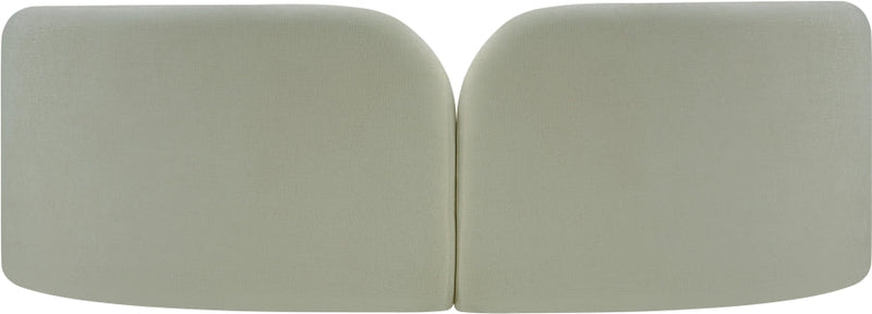 Daphne 89" Chenille Fabric Upholstered Sofa in Mint - 44001Mint-S