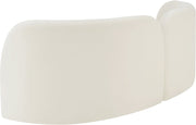 Daphne 89" Velvet Upholstered Sofa in Cream - 44002Cream-S