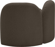 Daphne Boucle Fabric Upholstered Chair in Brown - 44003Brown-C