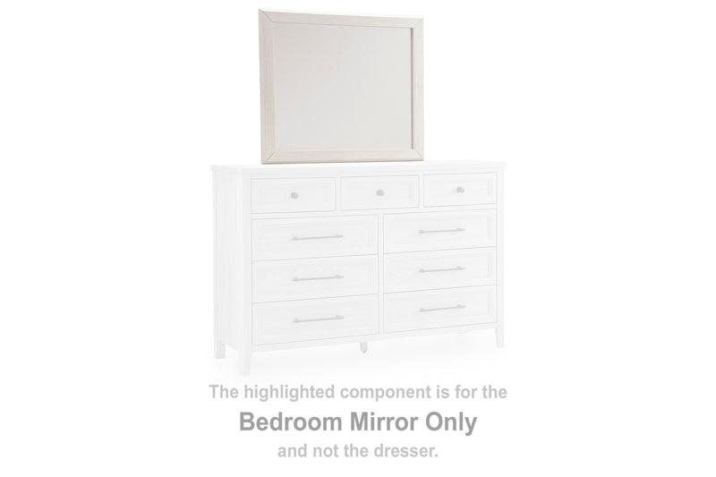 Darbonton Dove White Bedroom Mirror - PCB853-36