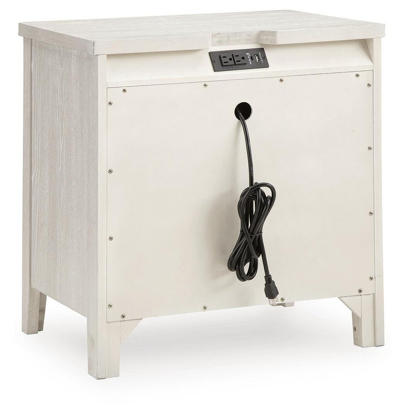 Darbonton Dove White Nightstand - PCB853-92
