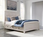 Darbonton Dove White Queen Panel Storage Bed - PCB853B2