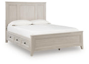Darbonton Dove White Queen Panel Storage Bed - PCB853B2