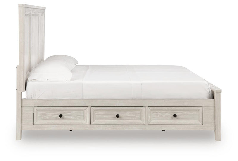 Darbonton Dove White Queen Panel Storage Bed - PCB853B2