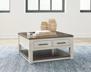 Darborn Coffee Table with 1 End Table in Gray/Brown - PKG015860