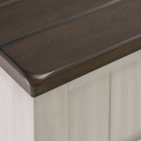 Darborn Coffee Table with 1 End Table in Gray/Brown - PKG015860