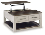 Darborn Coffee Table with 1 End Table in Gray/Brown - PKG015860