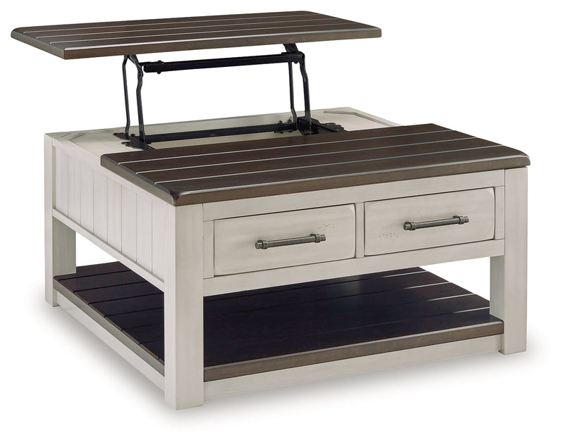 Darborn Coffee Table with 1 End Table in Gray/Brown - PKG015860