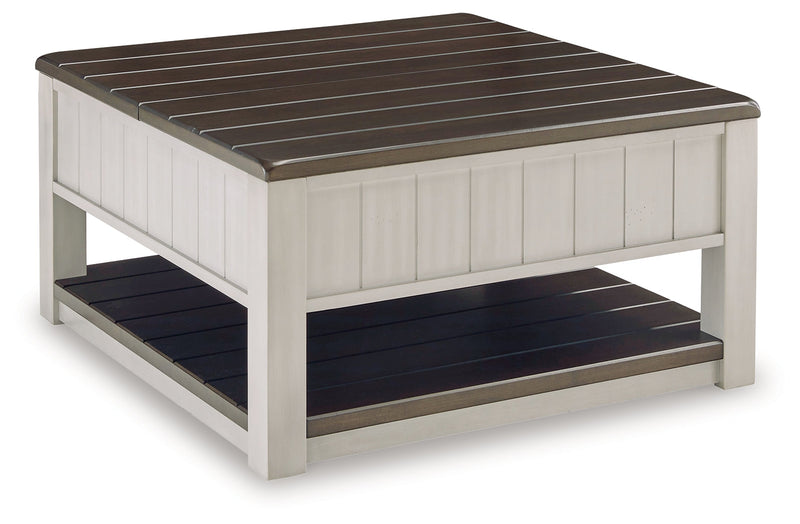 Darborn Coffee Table with 1 End Table in Gray/Brown - PKG015860
