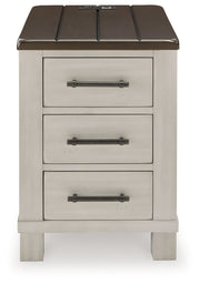 Darborn Coffee Table with 1 End Table in Gray/Brown - PKG015860