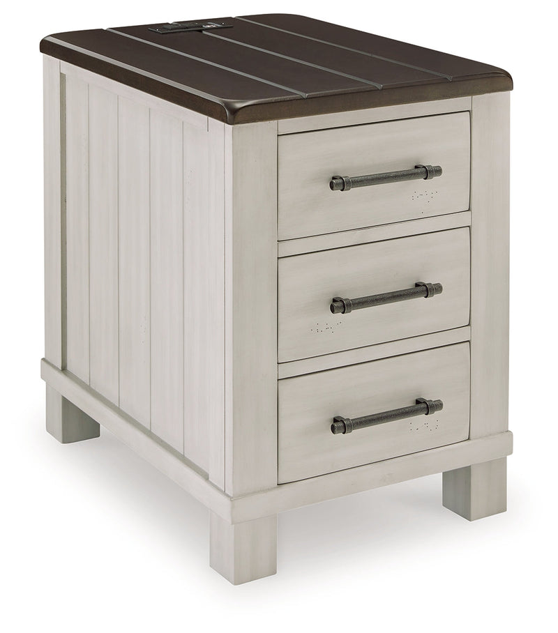 Darborn Coffee Table with 1 End Table in Gray/Brown - PKG015860